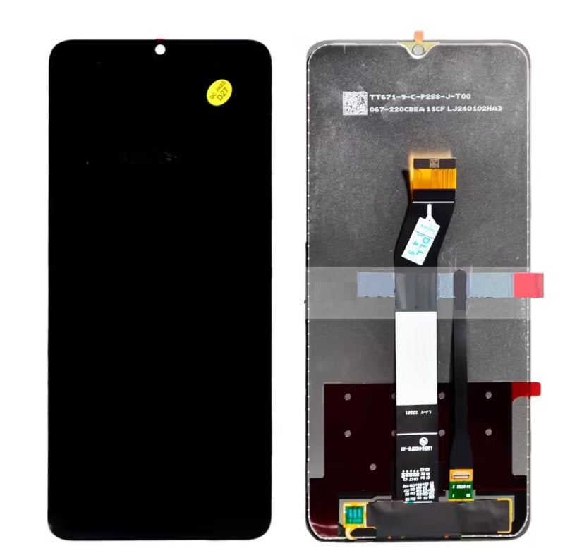 Écran Original Xiaomi Redmi A3 Noir Sans Châssis Complet Tactil+LCD SERVICE PACK