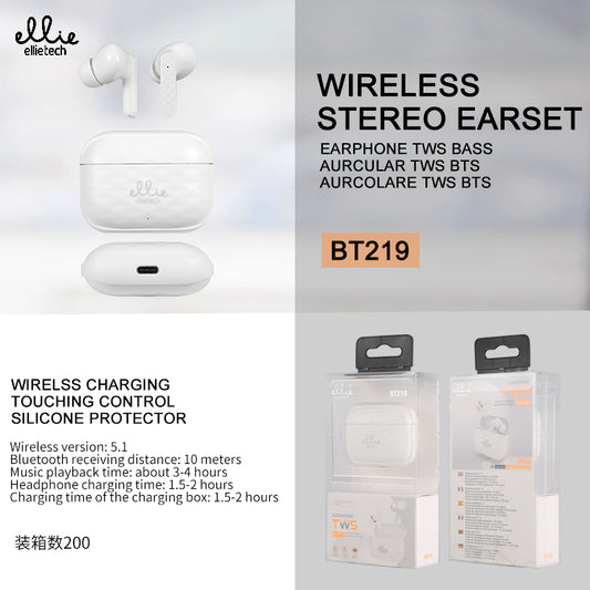 Écouteur Bluetooth Ellietech sans fil.